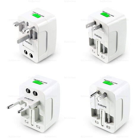 Reisadapter-stekker - Travel adapter - Internationale Reisadapter 125V~250V UK/SP/IT/US/EU