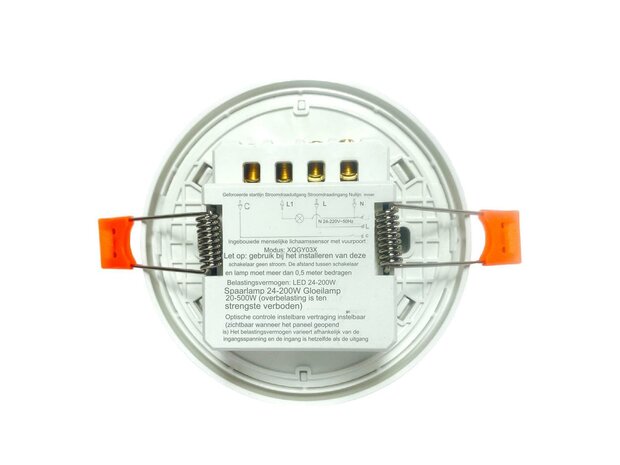 Sensor Inbouw Plafond - PIR Bewegingsmelder bewegingssensor - 360 graden