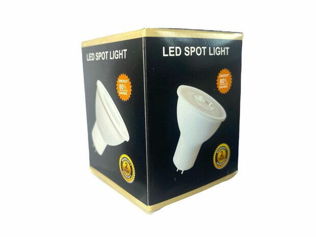 Spot LED GU10 - lumi&egrave;re blanche 5W 7500k 85-265v 50/60Hz &Oslash;5cm