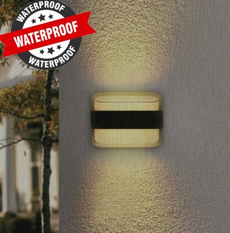 LED modern indoor and outdoor acrylic wall lamp decorative garden lighting Up and Down light waterproof outdoor lamp