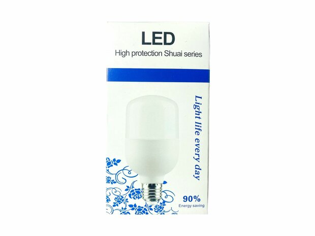 LED verlichting - E27 fitting - 1W vervangt 15W - 6500K daglicht wit Energy A