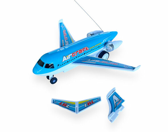 RC Airplane Toys - Remote Controlled Airplane 787 blue