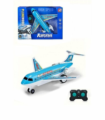 RC Airplane Toys - Remote Controlled Airplane 787 blue