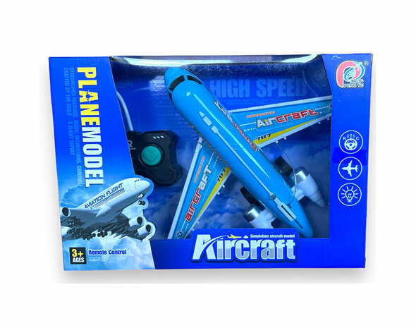 RC Airplane Toys - Remote Controlled Airplane 787 blue