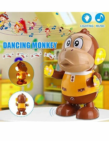 Swinging Monkey - Dancing toy monkey with sound and can move