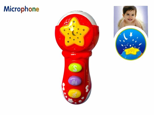 Toy children&#039;s microphone with 12 musical instruments R