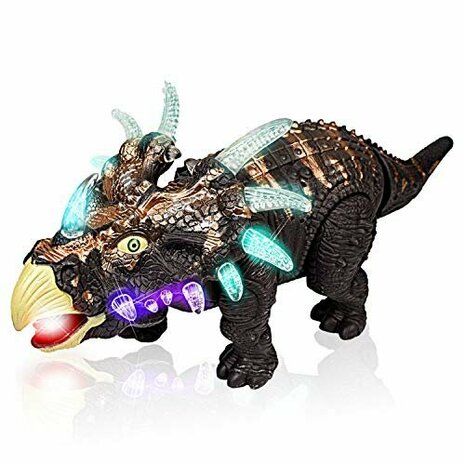 Triceratops  speelgoed - interactieve - dinosaurus speelgoed - 35CM