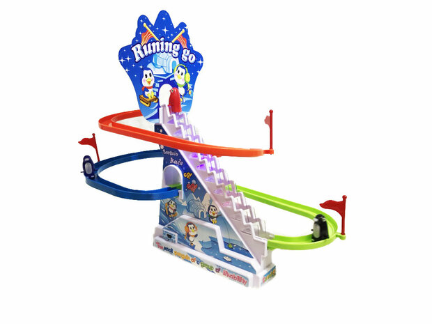 Penguin Race - toboggan pingouin - pingouins jouets - 42CM