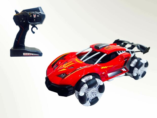 Rc Car with Real Smoke LED Lights and Sound 2.4Ghz -1:12 R