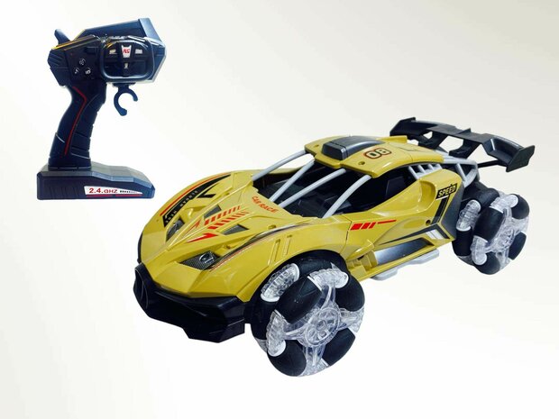 Rc Car with Real Smoke LED Lights and Sound 2.4Ghz -1:12 BR