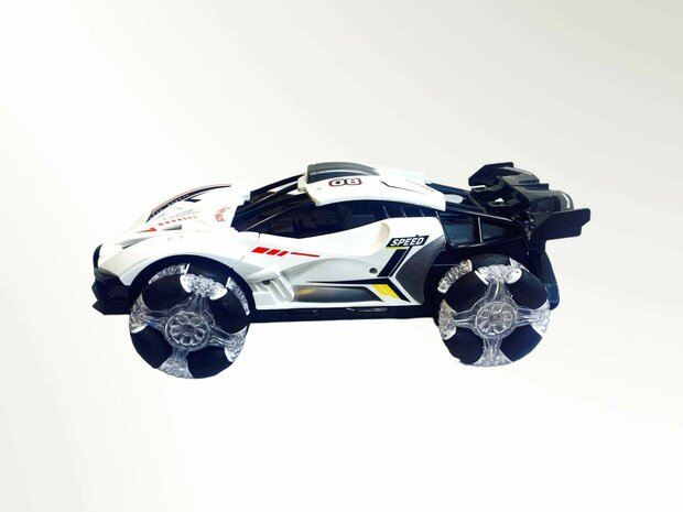 Rc Auto met echte rook LED-lichtjes en Geluid 2.4Ghz -1:12 w