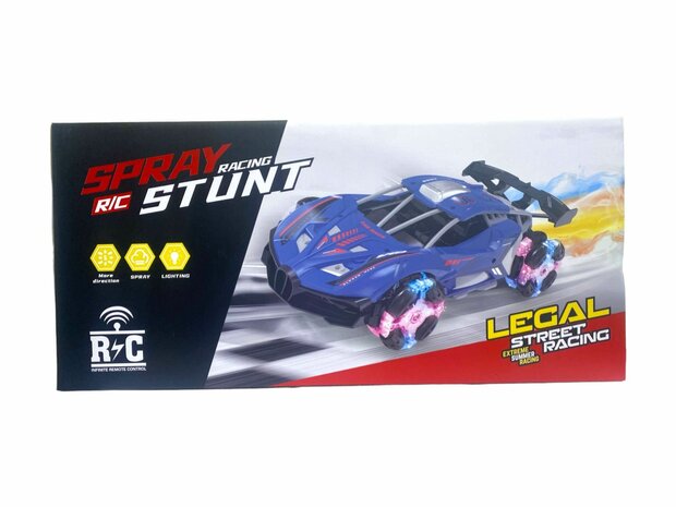 Rc Car with Real Smoke LED Lights and Sound 2.4Ghz -1:12 B