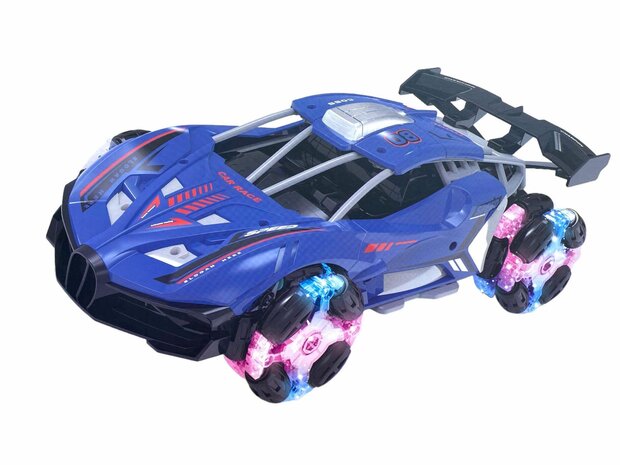 Rc Auto met echte rook LED-lichtjes en Geluid 2.4Ghz -1:12 B