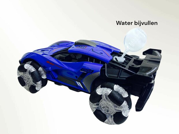 Rc Car with Real Smoke LED Lights and Sound 2.4Ghz -1:12 B