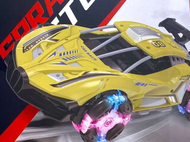 Rc Car with Real Smoke LED Lights and Sound 2.4Ghz -1:12 BR