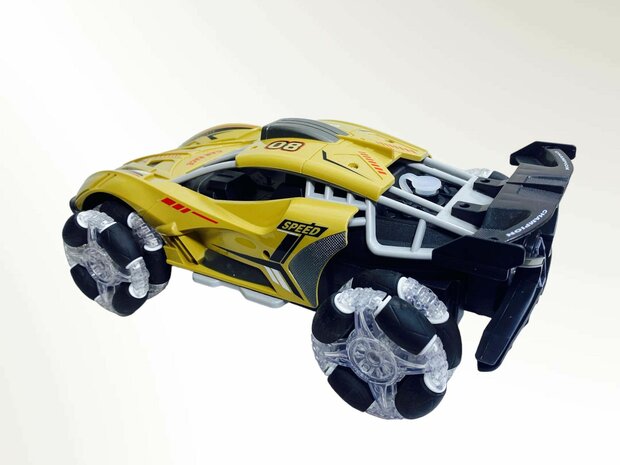 Voiture Rc avec de vraies lumi&egrave;res LED fum&eacute;es et son 2,4 Ghz -1:12 BR