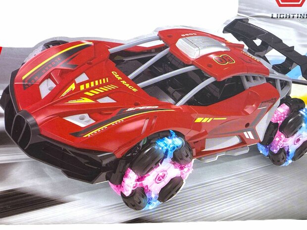 Rc Car with Real Smoke LED Lights and Sound 2.4Ghz -1:12 R