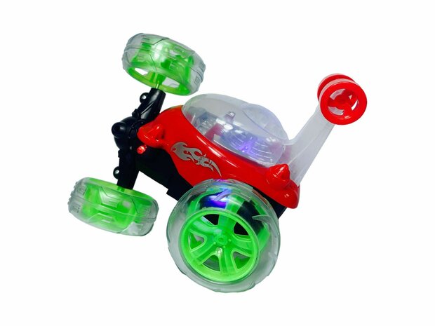 Rc Stunt car - Acrobatische afstand bestuurbaar auto met 360&ordm; draaiende wielen R