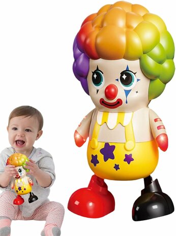 Special Edition Dansende Circus Clown - Danceing  CLOWN met baby shark muziek  