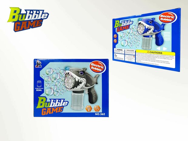 Shark - Bellenblaas speelgoed - Bubble Gun Shark - USB oplaadbaar