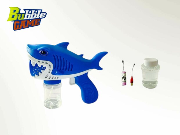 Shark - Bubble Blower Toy - Bubble Gun Shark - USB Rechargeable