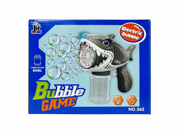 Shark - Bubble Blower Toy - Bubble Gun Shark - USB Rechargeable G