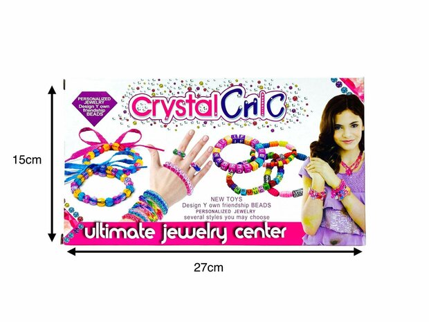 Bead set - DIY - Crystal Chic - Jewelry for girls - bead mix 315 pieces