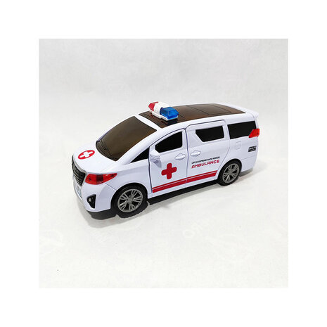 Ambulance Power Vehicle - Toy Ambulance - Drives Itself - 360 Degree Rotation