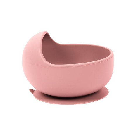 Vaisselle b&eacute;b&eacute;/enfant en silicone 6 pi&egrave;ces - assiette - bavoir - bol - gobelet - couverts - rose clair