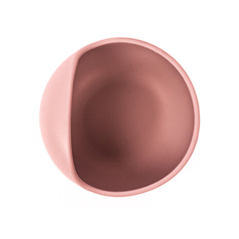 Vaisselle b&eacute;b&eacute;/enfant en silicone 6 pi&egrave;ces - assiette - bavoir - bol - gobelet - couverts - rose clair