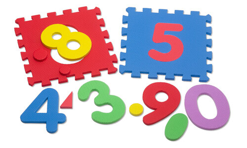 Speelmat voor kinderen - Puzzelmat kinderen -foam Letter - 9 tegels - 30x30x1cm