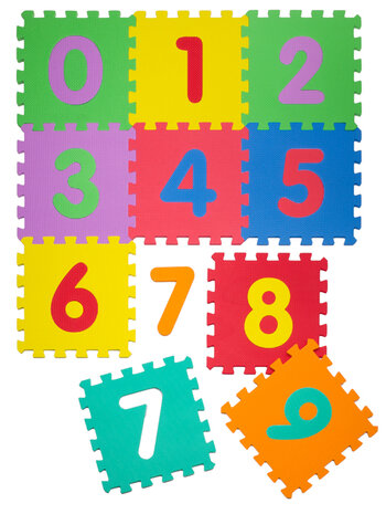 Speelmat voor kinderen - Puzzelmat kinderen -foam Letter - 9 tegels - 30x30x1cm