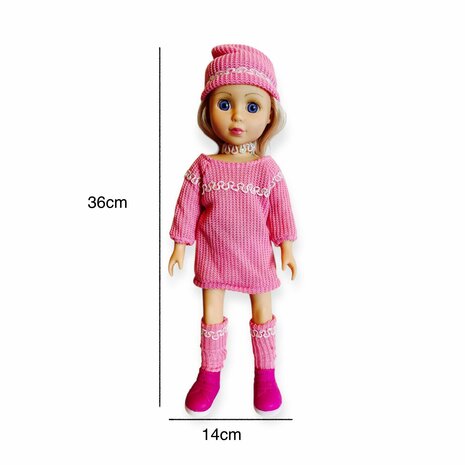 Modepop - speelgoed knuffel pop 36cm ( My Girls )