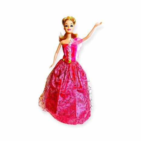 Prinses  pop - Leona - in Bruidsjurk 30cm Speelgoed pop + Kinderoorbellen