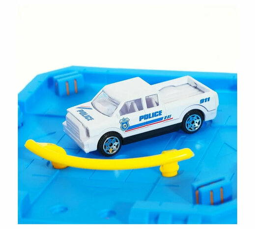 Politiebureau garage - 82-delig set 86.5CM Police Garage DIY Set - XXL 