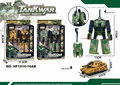 Transform X-Warrior Tank War military - robot en tank 2in1