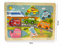 Jouets puzzle dinosaure en bois, animaux, puzzle en bois, 30x22.5 CM