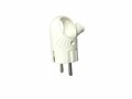 Schuko Plug - Velis - Splashproof IP44 - Earth - Handle - Rubber - white